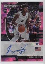 2020 Panini Prizm Draft Picks Prospect Pink Ice Tyrique Jones #PA-TJ Auto 0eh7