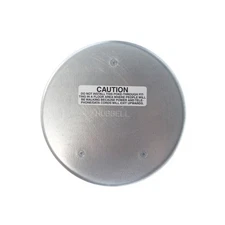 HUBBELL SYSTEM ONE S1R6PTWZALU 6" PRE-WIRED 60/40 SPLIT PT FOR DATA AV, BRUSHED