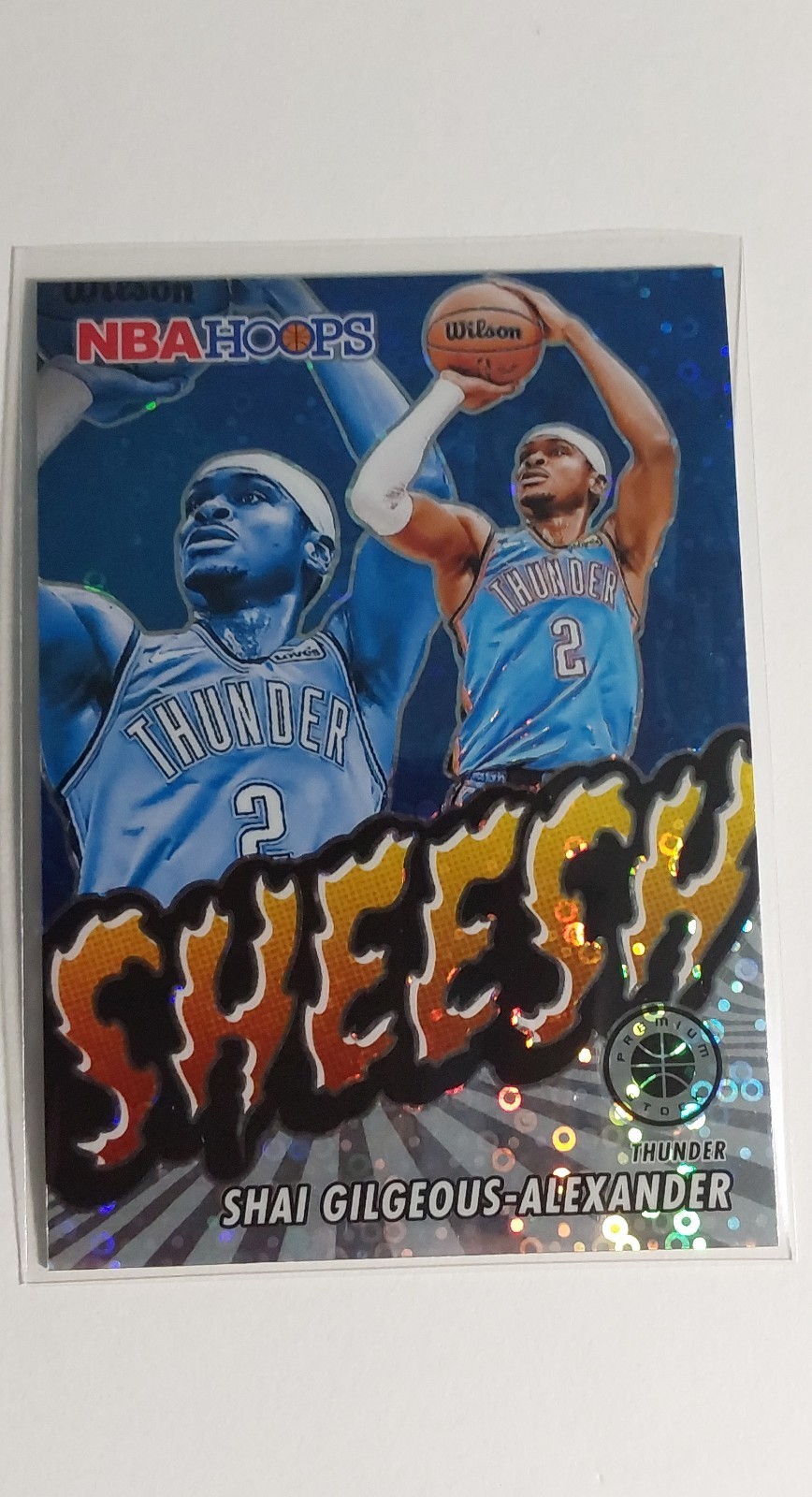 2023-24 Panini Nba Hoops Premium Stock - Sheesh Shai Gilgeous-Alexander #15...