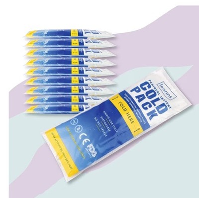 Perineal Ice Packs for Postpartum w/ Adhesive Strip Perineal Cold Pack 10 pk