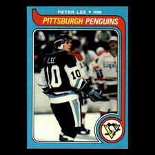 Peter Lee #45 1979 Topps Pittsburgh Penguins Hockey Card NHL EX