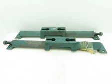 Heavy Duty Steel Screw Adjustable Foot Mount Electric Motor Base Rails 4" x 28"