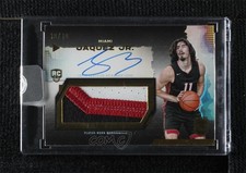 2023 Topps Three Rookie Relic Prime Gold 10/10 Jaime Jaquez Jr #RRA-JJ Auto 3hd