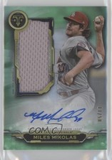 2019 Triple Threads Single Jumbo Relics Emerald 11/50 Miles Mikolas Auto 13l2