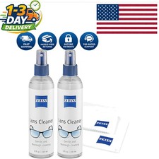 Gentle Lens Care Solution: 2x 8oz Non-toxic Spray  Soft Microfiber Cloths