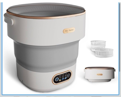 #ad Foldable Mini Washer 16L Portable Washing Machine with Spin Basket 3 Wash Modes $39.57