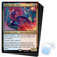 SPIDER-MAN 2099 X4 Marvel's Spider-man SPM Magic MTG MINT CARD