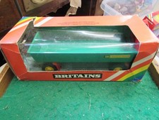 RIMORCHIO VINTAGE BRITAINS FARM 8 RUOTE 9558 1/32 N-MIB UK