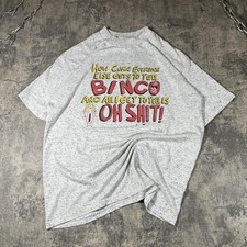 Vintage 90s Single Stitch Humor Vulgar Tshirt Size L Made In USA