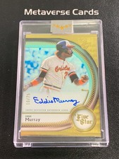 2025 Topps Five Star Baseball Eddie Murray Auto Gold 10/75 Encased