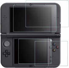 Ultimate Protection Set: 4 Pcs Tempered Glass Crystal Film for 3DS XL