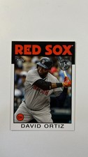 2021 Topps Update 35th Anniversary 1986 David Ortiz #86B-16 Boston Red Sox