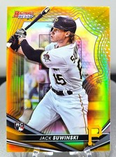 2022 Bowman's Best - Jack Suwinski - Gold Refractor (RC) /50 - Pirates