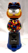 LOS ANGELES DODGERS GARFIELD MLB MUSICAL DIE CAST GUMBALL MACHINE - NEW IN BOX
