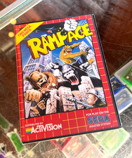 SEGA MASTER SYSTEM RAMPAGE GAME COMPLETE W/ MANUAL TESTED FREE SHIPPING!