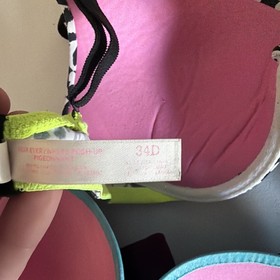 Victoria Secret n PINK Bundle Bra Lot of 6 34D And Other Sizes See Pics