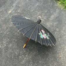 Vintage Parasol Hand Painted Chinese Umbrella B12