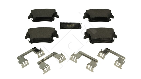 Hinterachse Hart 261 586 Bremsbelagsatz, Scheibenbremse FüR Chrysler,Dodge,Lanci-image