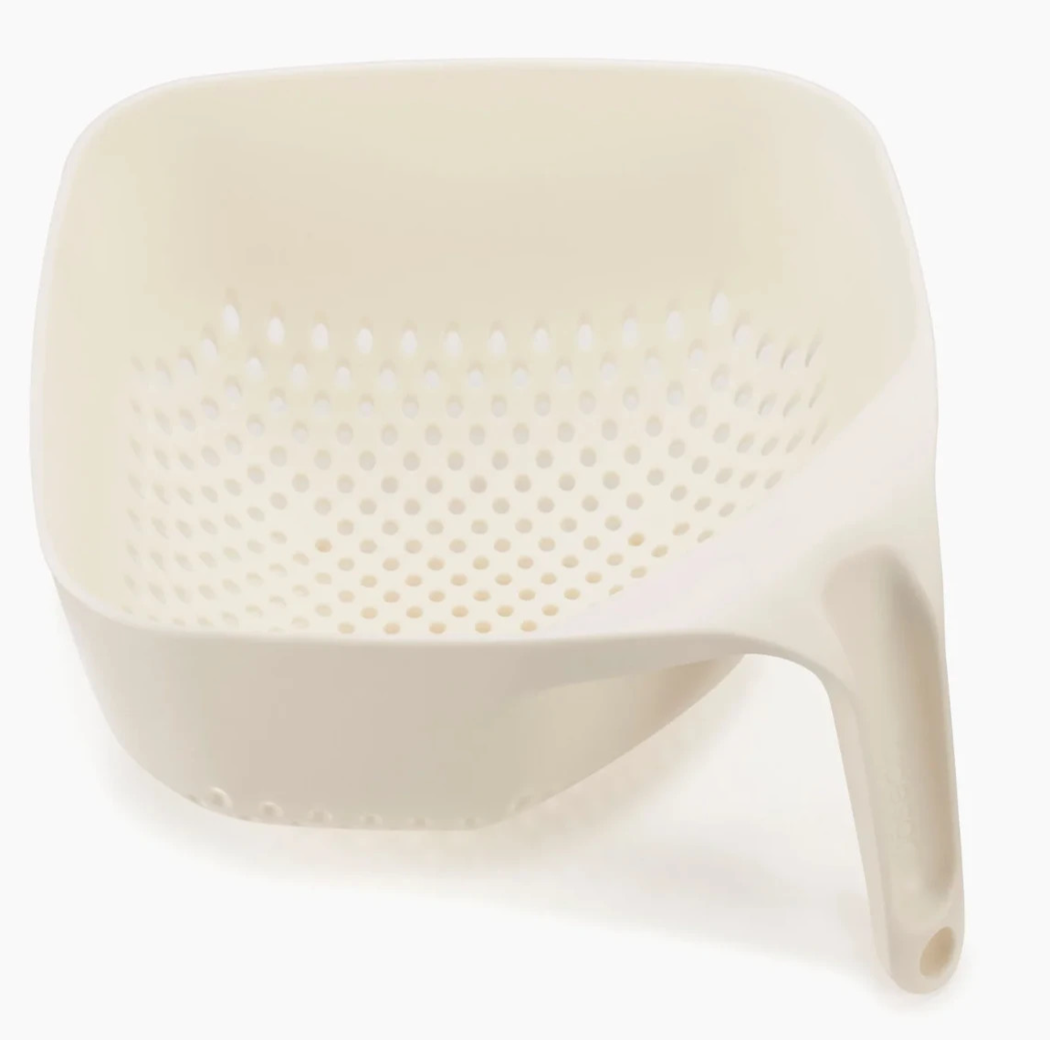 Joseph Joseph White Square Colander 21 x 21cm Strainer Plastic with Handle