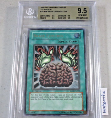 Brain Control TLM-EN038 1st Edition Ultimate Rare BGS 9.5 YuGiOh