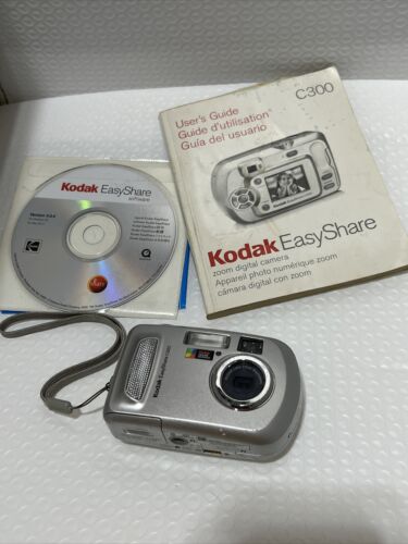 Kodak EasyShare C300 3.2MP Digital Camera - Silver Parts Only - Afbeelding 1 van 5
