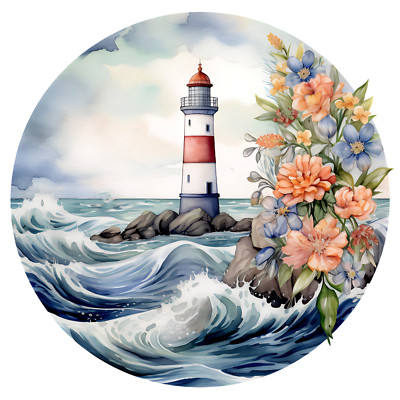 Car decal sticker lighthouse sticker