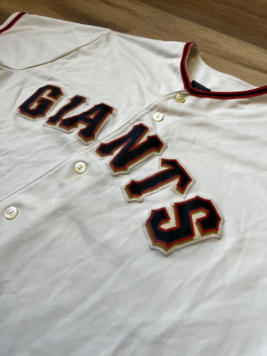 Vintage Majestic San Francisco Giants Authentic Cream Jersey USA XL No Name