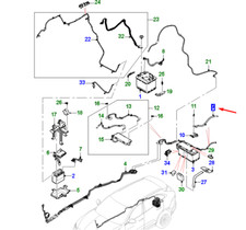 Câble de batterie JAGUAR F-PACE X761 T4A40523 NEUF ORIGINAL