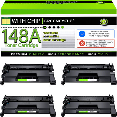 W1480A 148A Toner Cartridge NEW Chip for HP Pro 4001dw 4001dn 4001n MFP 4101fdw