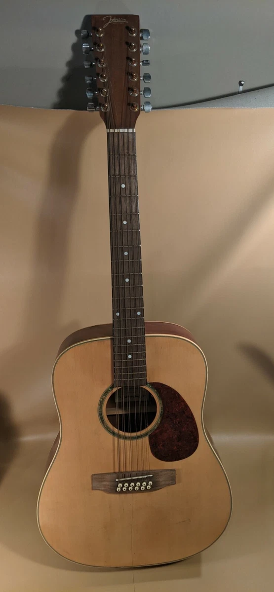 Vintage Johnson 1993 Acoustic Guitar Model JG 670 12 N