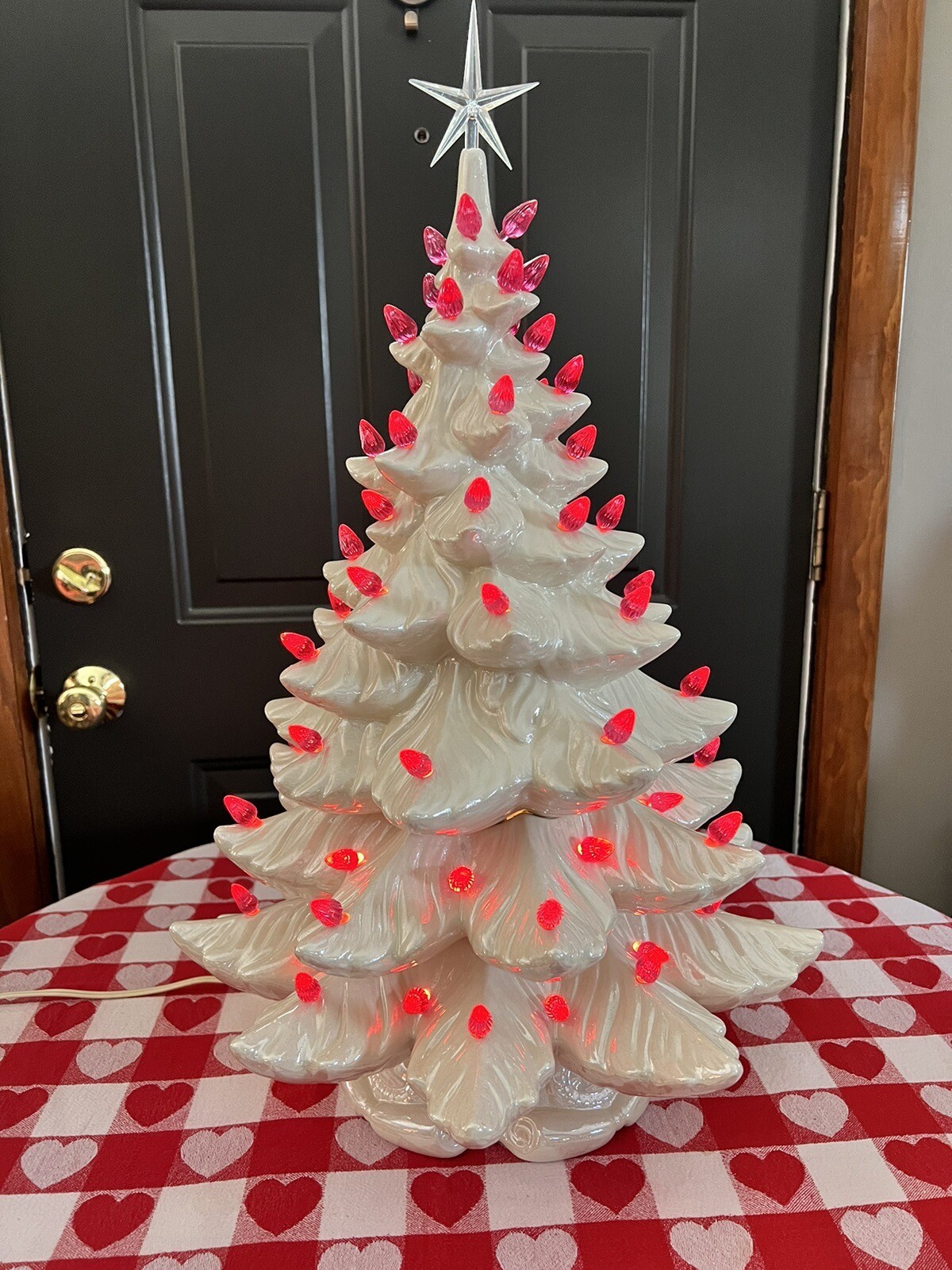 Vintage Large ceramic Christmas Tree eBay