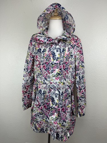 Joules Right As Rain Floral Print Rain Jacket Women’s size US 6/ UK 10 - Picture 3 of 19