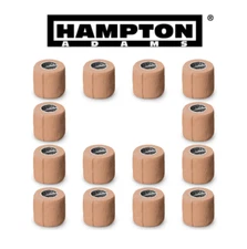 14-Pack Beige Self Adhesive Non Woven Bandage Wraps for Pets and Athletic Sports