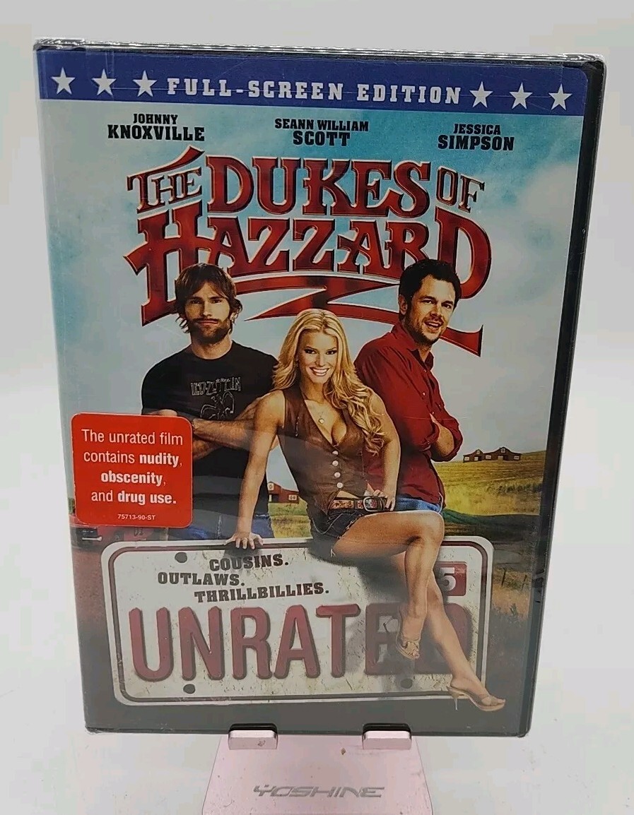 The Dukes of Hazzard 2005 Unrated Full Frame DVD New Factory Sealed