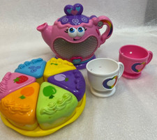 Leap Frog Tea Time Set Teapot Musical 2 Cups Plate of Cake Batteries Not Inclu