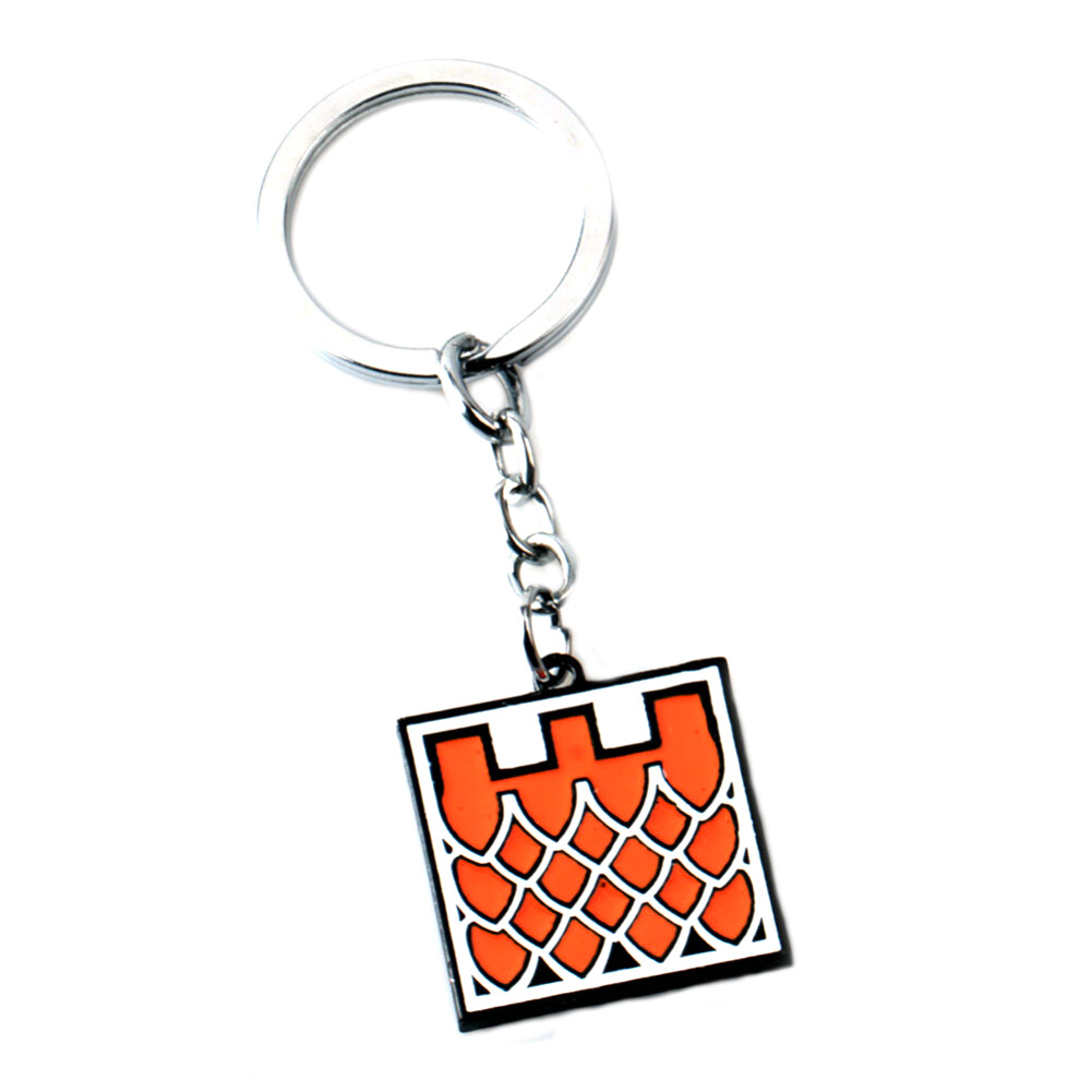 Rainbow Six Castle Silvertone Game Charm Pendant Key Chain