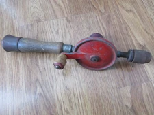 VINTAGE SMALL HAND CRANK DRILL UNBRANDED- Estate Tool