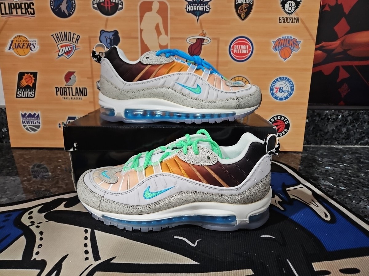 ?RARE?Nike Air Max 98 Queen Leo CL1502-001 Grey Green  display picture 2