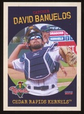 2019 Choice Cedar Rapids Kernels DAVID BANUELOS RC TWINS CAL STATE LONG BEACH