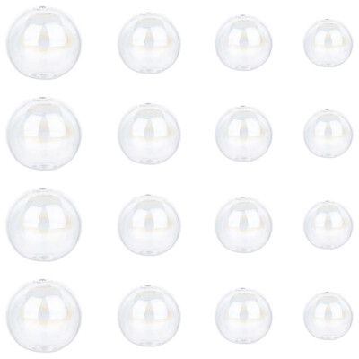 10x Mini Leere Klarglas Kugel Rund Wunschkugel Flasche Fläschchen Anhänger Charms