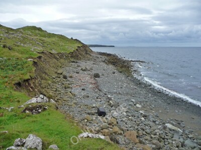 Foto 6x4 Küste unter Punktzahl Heribusta zeigt Hinweise auf Erosion von c2010