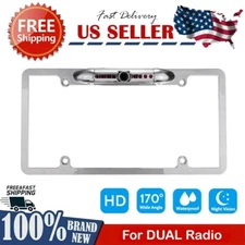 Backup Camera Rearview License Plate Frame for Dual XDVD176