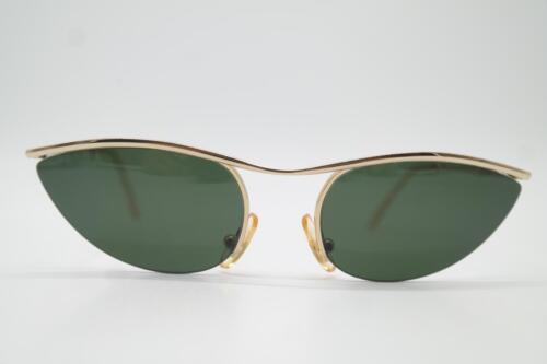 Vintage Sunglasses CUTLER AND GROSS OF LONDON 0354 Gold half Rim Sunglasses - Picture 1 of 6