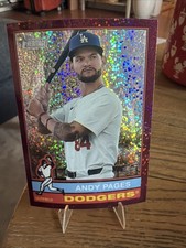 2025 Topps Heritage - Andy Pages #379 Chrome Pink Sparkle Refractor