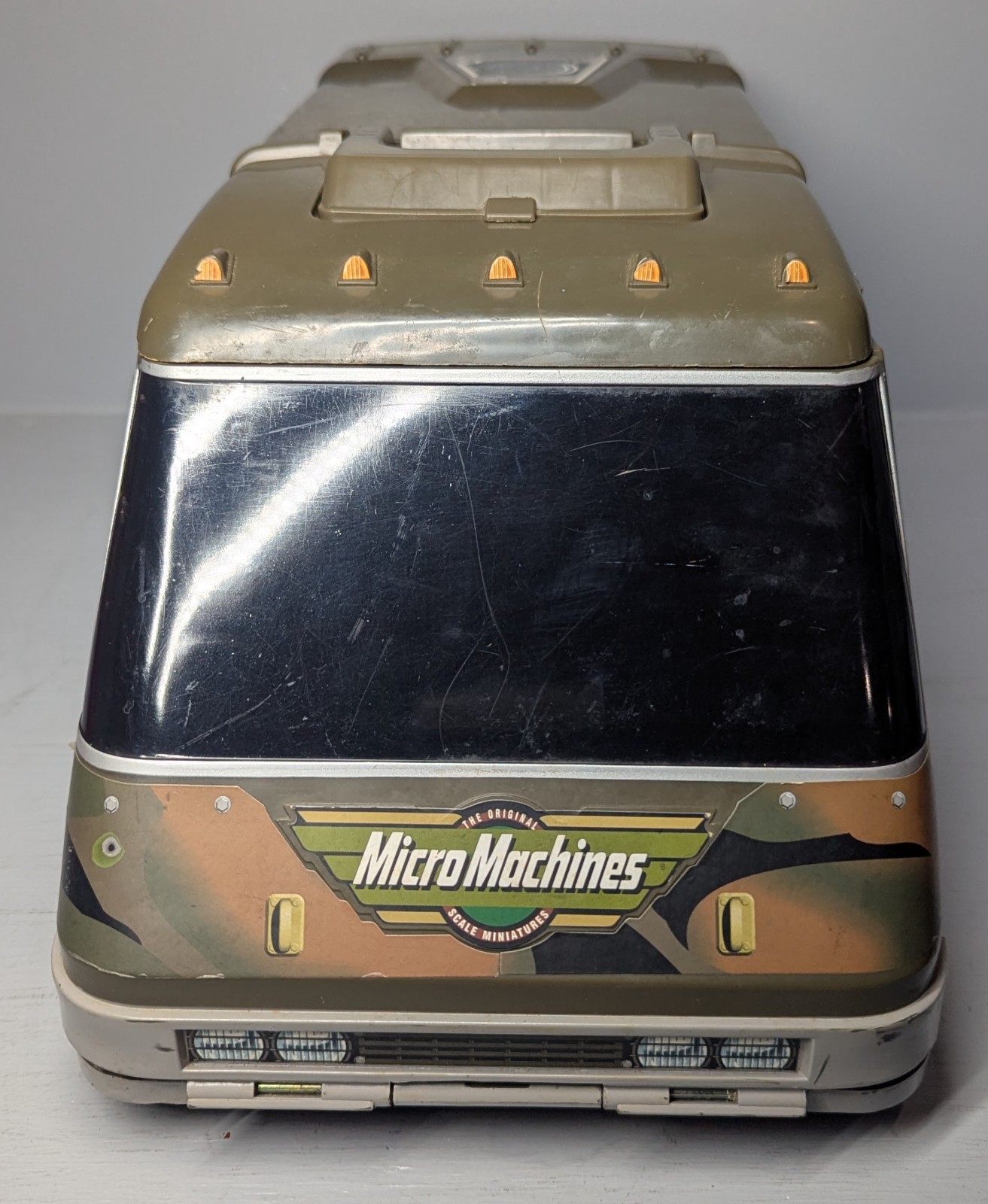 Micro Machines Military Super Van City playset 1991 Galoob camo army RV thumbnail 3