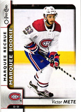 2017-18 O-Pee-Chee Victor Mete Marquee Rookie #622 Montreal Canadiens Habs RC