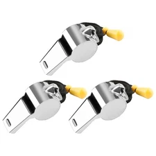 Bsofing 3 Pack Whistle Referee Whistle Whistle for Teachers Coaches Whistle w...