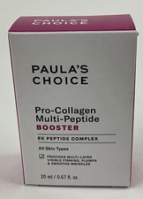 Paula's Choice Pro-Collagen Multi-Peptide Booster 6x Peptide Complex 20mL NIB R4