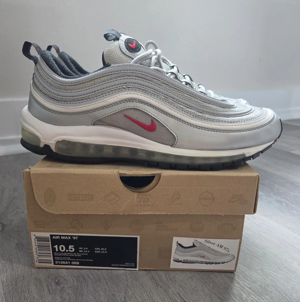 【レア】Nike Air Max 97 グレー/レッド　US11 Nike Air Max 97 Red for Sale - Authenticity Guaranteed - eBay