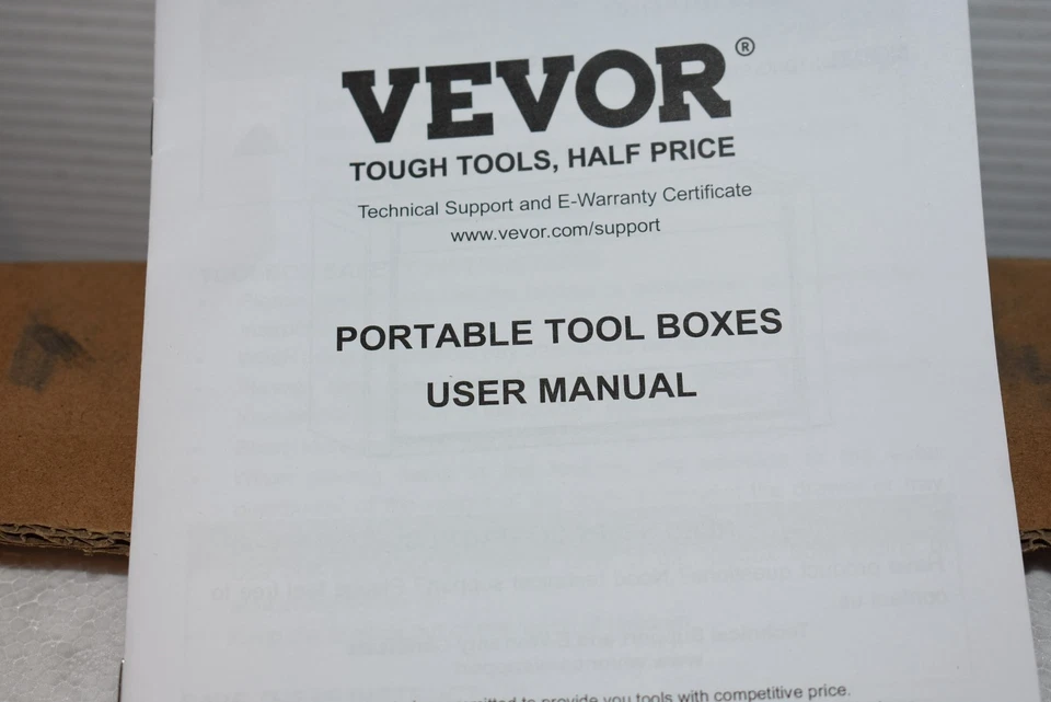 Metal Tool Box,8.6-inch,Portable Metal Tool Box with 3 Drawers,Small Tool Chest - Image 3 of 4